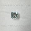 Natural Aquamarine 9x9 mm Cushion Faceted Gems 2.85 Carat Each Very Good Quality Carolina Blue Color