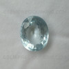 Natural Aquamarine 12.8x10.2 mm Oval Step Cut 5.3 Carats Africa Good Quality Baby Blue Color