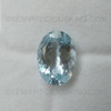 Natural Aquamarine 14X10 mm Oval Facet Cut 4.85 Carats Very Good Quality Aqua Sky Blue Color