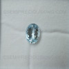 Natural Aquamarine 14X10 mm Oval Facet Cut 4.85 Carats Very Good Quality Aqua Sky Blue Color