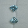 Natural  Cascade Blue Color Aquamarine 11x9 mm Pie