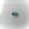 2.28 Carats Very Good Quality Cascade Blue Color Natural Aquamarine 10.7x8.3 mm Pie Facet Cut