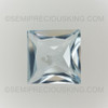Natural Aquamarine Square Step Cut 8X8mm Pastel Blue Color VVS Clarity Loose Gemstone