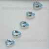 Exceptional Quality  9X6 mm Natural Aquamarine Pears