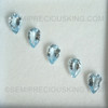 Loupe Clean Facet Gems Carolina Blue Color Exceptional Quality Natural Aquamarine 9X6 mm Pears