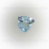 Natural Aquamarine Trillion Faceted Cut 6X6mm Carolina Blue Color VVS Clarity Loose Gemstone