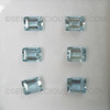 Natural Aquamarine 8X6 mm Octagon Step Cut Loose Gems Excellent Quality Carolina Blue Color