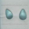 Natural Aquamarine Pear Cabochon 15x10mm Carolina Blue Color SI2 Clarity Loose Gemstone