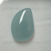 Natural Aquamarine 24x16 mm Pears Loose Cabochon for Jewelry 19.65 Carats Aqua Sky Blue Color