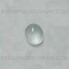 Natural Aquamarine 11X13.3 mm Oval Cabochon 7.4 Carats Good Quality Pastel Blue Color