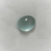 Natural Aquamarine 11X9 mm Oval Loose Cabochon for Jewelry 4.85 Carats Baby Blue Color