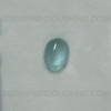 Natural Aquamarine 13X9.3 mm Oval Loose Cabochon for Jewelry 5.85 Carats Carolina Blue Color