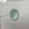 Natural Aquamarine 16x13.5 mm Oval 11.2 Carats Pastel Blue Color
