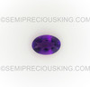 Exceptional Quality Natural Amethyst African 6X4 mm Oval Loupe Clean Facet Gems Royal Purple Color