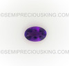 Natural Amethyst African Oval Facet Cut 6X4mm Royal Purple Color FL Clarity Loose Gemstone