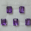 Natural Amethyst African 8X6 mm Octagon Grape Purple Color Loose Gems