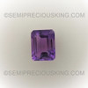 Natural Amethyst African Octagon Step Cut 9X7mm Heather Purple Color VS Clarity Loose Gemstone