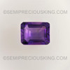 10X8 mm Octagon Step Cut Natural Amethyst African Royal Purple Color Loose Gems