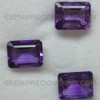 Natural African Amethyst 10X8 mm Octagon Step Cut Royal Purple Color Loose Gems