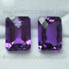 Exceptional Gems Grape Purple Color Loupe Clean Quality Natural African Amethyst 18X13 mm Octagon Facet Gems Grape Purple Color