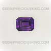 Natural Amethyst African Octagon Step Cut 9X7mm Indigo Purple Color VVS Clarity Loose Gemstone