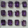 African 9X7 mm Natural Amethyst Octagon Step Cut Excellent Quality Indigo Purple Color Loose Gems