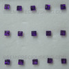 Natural Amethyst African 3X3 mm Royal Purple Color Loose Gems