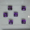 Natural Amethyst African 6X6 mm Square Step