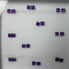Natural Amethyst African 2.5X2.5 mm Square Step Cut Excellent Quality Indigo Purple Color Loose Gems