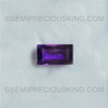 14.5x8.2 mm Baguette Step Cut Natural Amethyst African Very Good Quality Indigo Purple Color Loose Gems