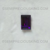Exceptional Quality Natural Amethyst African 11.5x7.5 mm Baguette Loupe Clean Facet Gems Royal Purple Color