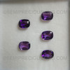 Natural Amethyst African 8X6 mm Cushion Flower Cut Very Good Quality Indigo Purple Color Loose Gems