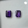Natural Amethyst African Octagon Step Cut 11X9mm Grape Purple Color VS Clarity Loose Gemstone