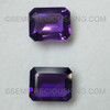 Cut Very Good Quality Grape Purple Color Loose Natural Amethyst African 11X9 mm Octagon Step Gems