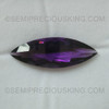 Marquise Loupe Clean Natural Amethyst African 33x12 mm Gems Royal Purple Color