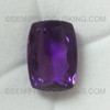 20X15 mm Natural African Amethyst Cushion Excellent Quality Indigo Purple Color Loose Gems