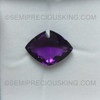 Natural Amethyst Africa Kite Shape Facet Cut 23X17mm Royal Purple Color FL Clarity Loose Gemstone