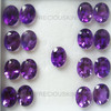 Natural Amethyst African 9X7 mm Oval Facet Cut Very Good Quality Grape Purple Color February Birthstone