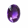 Natural Amethyst African Oval Checkerboard Cut 20X15mm Heather Purple Color FL Clarity Loose Gemstone