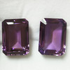 22x16 mm Octagon Step Cut Natural Amethyst African  Excellent Quality Heather Purple Color
