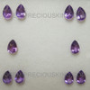 Natural Amethyst African 6X4 mm Pears Heather Purple Color Loose Gems