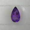 Natural Amethyst African Pear Facet Cut 5X3mm Indigo Purple Color VVS Clarity Loose Gemstone
