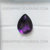 Natural African Amethyst Royal Purple Color Loose Gems 20X15 mm Pears Flower Cut Excellent Quality
