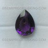 Natural African Amethyst  Royal Purple Color 20X15 mm Pears Flower Cut Excellent Quality Loose Gems