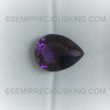 Natural African Amethyst 20X15 mm Pears Flower Cut Excellent Quality Royal Purple Color Loose Gems