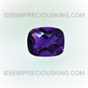 Royal Purple Color Exceptional Quality Natural Amethyst African 12X10 mm Cushion