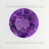 Natural Amethyst African 8X8 mm Round Flower Cut Very Good Quality Heather Purple Color Loose Gems