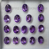 Natural Amethyst African 8X6 mm Oval Flower Cut Good Quality Heather Purple Color Loose Gems