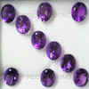 Natural Amethyst African 10X8 mm Oval Flower Cut Excellent Quality Grape Purple Color Loose Gems