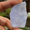 Blue Chalcedony Natural Rough 188.45 Carats Uncut AAAA Quality 50x31 mm Gemstone Rocks